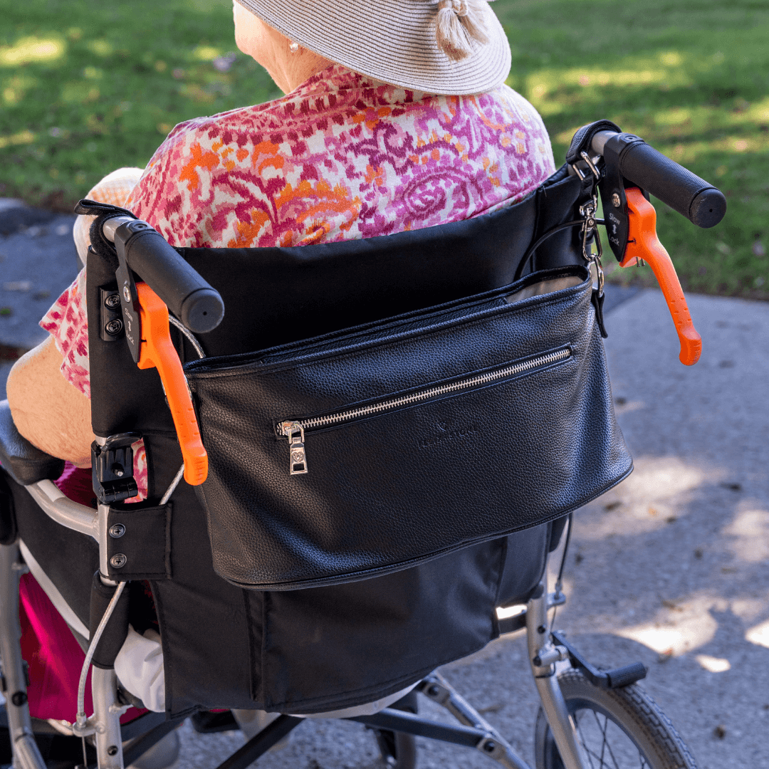 Wheelchair & Walker Caddy (Black)