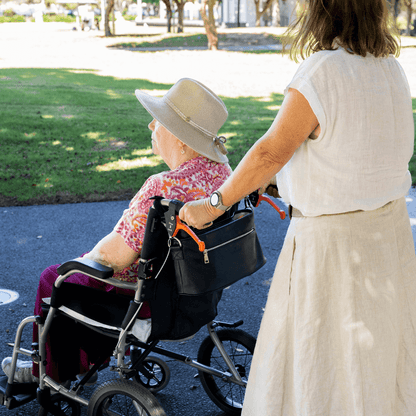 Wheelchair & Walker Caddy (Black)
